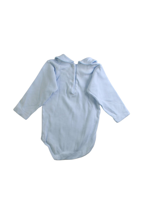 A Blue Long Sleeve Bodysuits from Babidu in size 6-12M for boy. (Back View)