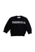 A Black Crewneck Sweatshirts from Emporio Armani in size 3-6M for boy. (Front View)