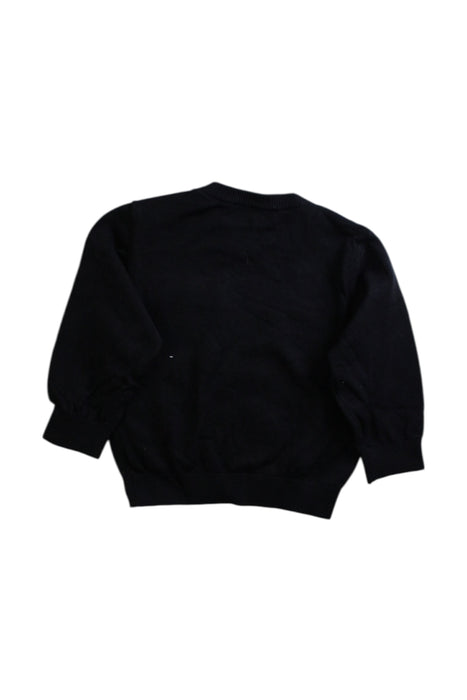 A Black Crewneck Sweatshirts from Emporio Armani in size 3-6M for boy. (Back View)