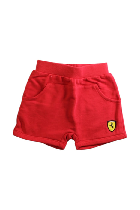 A Red Shorts from Ferrari in size 3-6M for boy. (Front View)
