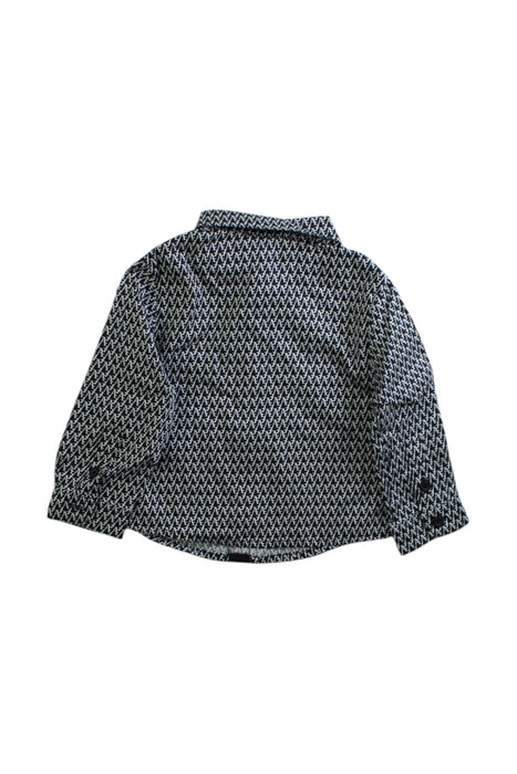 A Black Long Sleeve Shirts from Emporio Armani in size 3-6M for boy. (Back View)