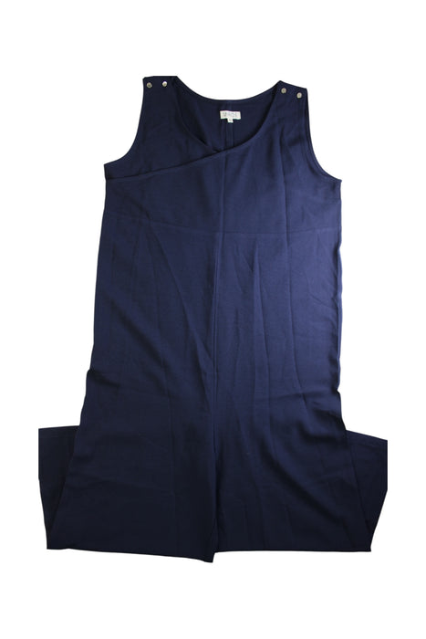 A Navy Sleeveless Bodysuits from Made in size Maternity-XL for maternity. (Front View)