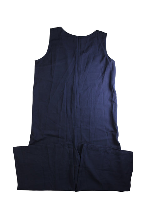 A Navy Sleeveless Bodysuits from Made in size Maternity-XL for maternity. (Back View)
