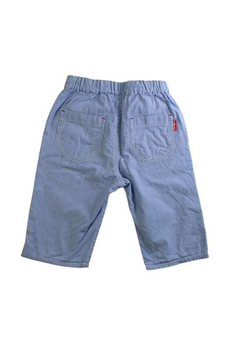 A Blue Casual Pants from Double B Mikihouse in size 4T for girl. (Back View)