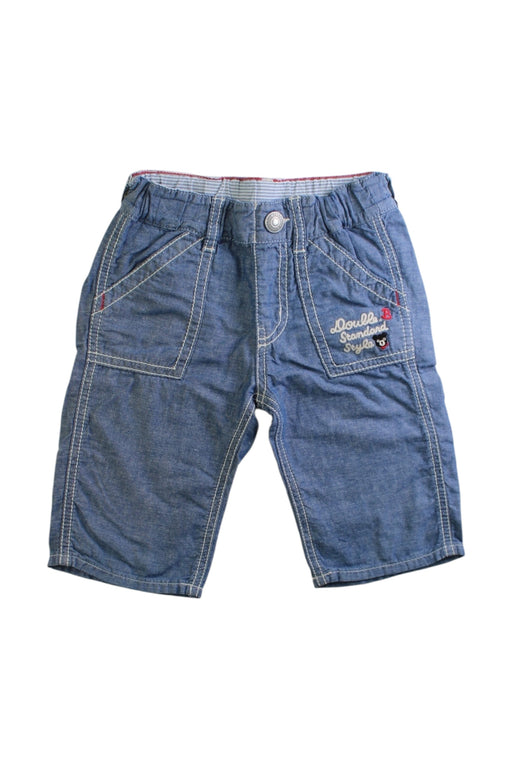 A Blue Jeans from Double B Mikihouse in size 4T for boy. (Front View)