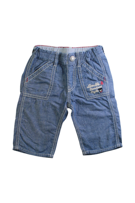 A Blue Jeans from Double B Mikihouse in size 4T for boy. (Front View)