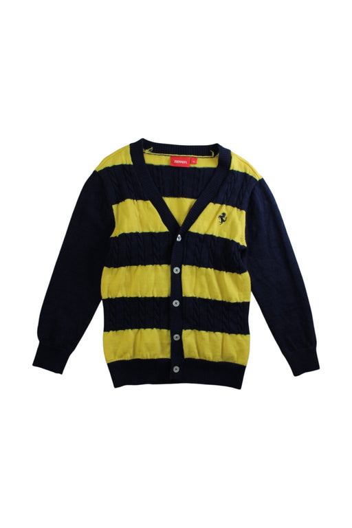 A Navy Cardigans from Ferrari in size 4T for girl. (Front View)