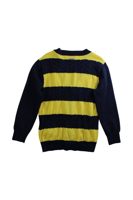 A Navy Cardigans from Ferrari in size 4T for girl. (Back View)