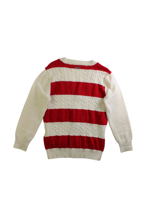 A Red Cardigans from Ferrari in size 4T for girl. (Back View)