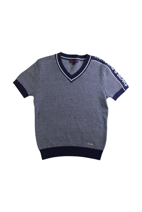 A Black Short Sleeve T Shirts from Nicholas & Bears in size 4T for boy. (Front View)