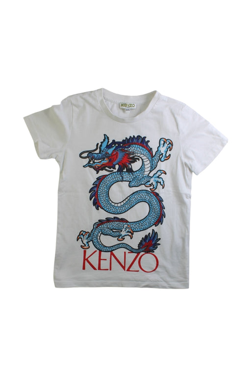 A White Short Sleeve T Shirts from Kenzo in size 6T for boy. (Front View)