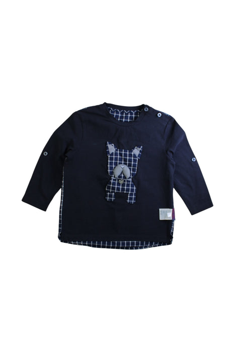 A Navy Long Sleeve Tops from Nicholas & Bears in size 3T for boy. (Front View)