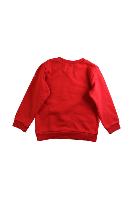 A Red Long Sleeve T Shirts from Hot Biscuits Mikihouse in size 4T for neutral. (Back View)