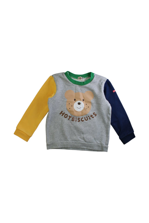 A Multicolour Long Sleeve T Shirts from Hot Biscuits Mikihouse in size 4T for boy. (Front View)
