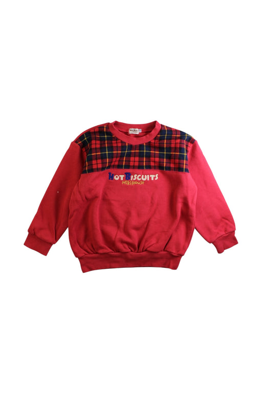 A Multicolour Crewneck Sweatshirts from Hot Biscuits Mikihouse in size 4T for neutral. (Front View)