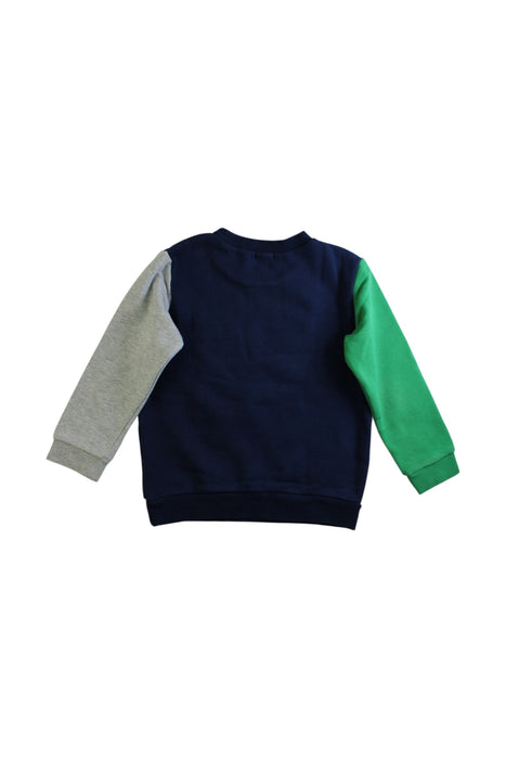A Multicolour Long Sleeve Tops from Hot Biscuits Mikihouse in size 4T for boy. (Back View)