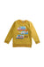A Yellow Long Sleeve Tops from Hot Biscuits Mikihouse in size 4T for neutral. (Front View)