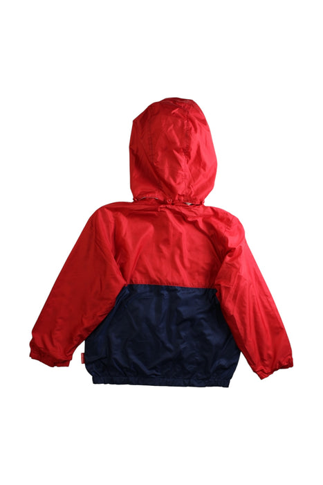 A Multicolor Lightweight Jackets from Miki House in size 4T for boy. (Back View)