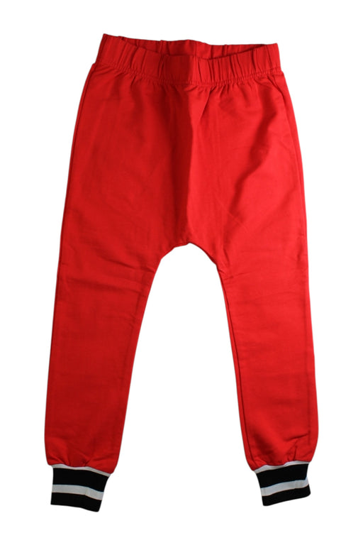A Red Sweatpants from Whistle & Flute in size 5T for boy. (Front View)