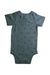 A Green Short Sleeve Bodysuits from Burrow & Be in size 6-12M for boy. (Back View)