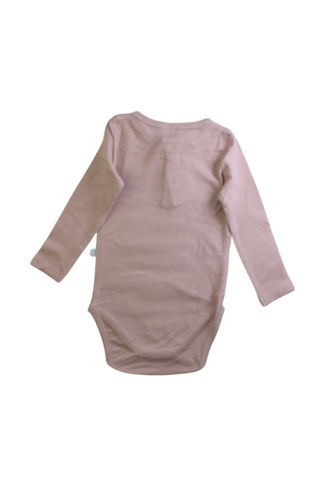 A Pink Long Sleeve Bodysuits from Burrow & Be in size 12-18M for girl. (Back View)