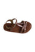 A Brown Sandals from Les Tropéziennes in size 5T for girl. (Front View)