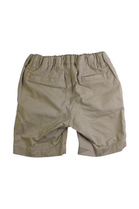 A Beige Shorts from Lands' End in size 5T for girl. (Back View)
