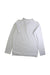 A White Long Sleeve Polos from Lands' End in size 10Y for boy. (Back View)
