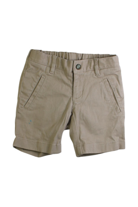 A Beige Shorts from Lands' End in size 4T for girl. (Front View)
