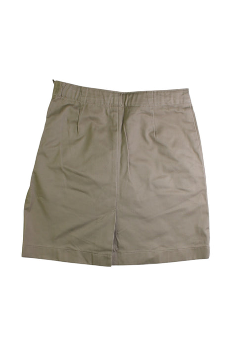 A Beige Short Skirts from Lands' End in size 7Y for girl. (Back View)