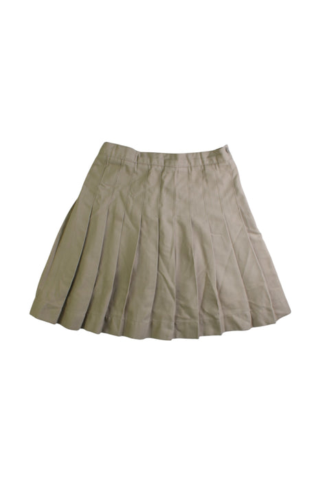 A Taupe Mid Skirts from Lands' End in size 4T for girl. (Front View)