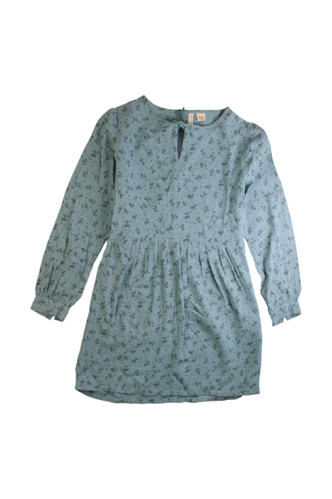A Blue Long Sleeve Dresses from Bellerose in size 10Y for girl. (Front View)
