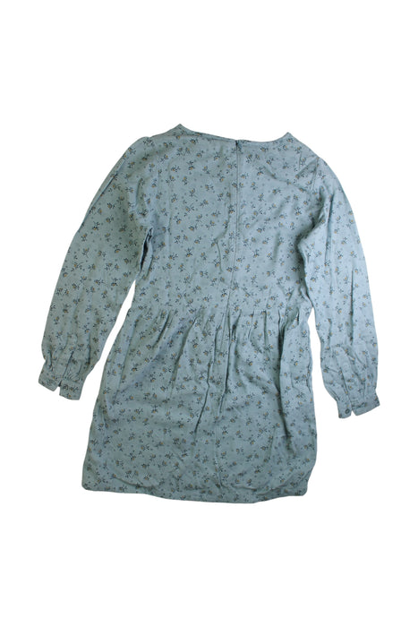 A Blue Long Sleeve Dresses from Bellerose in size 10Y for girl. (Back View)