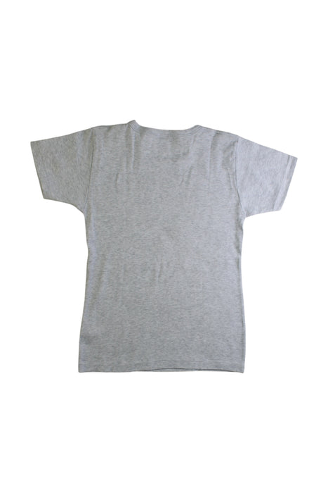 A Grey Short Sleeve T Shirts from Petit Bateau in size 8Y for boy. (Back View)