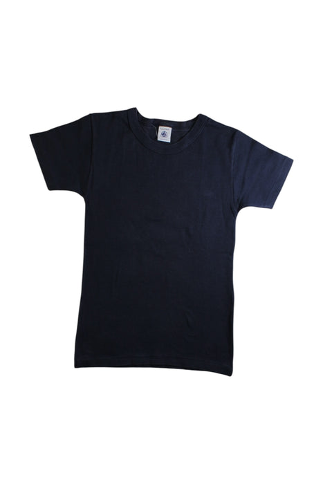 A Black Short Sleeve T Shirts from Petit Bateau in size 8Y for boy. (Front View)