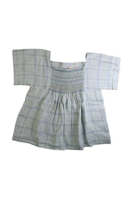 A Blue Short Sleeve Tops from Bonpoint in size 12Y for girl. (Front View)