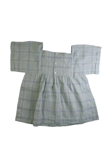 A Blue Short Sleeve Tops from Bonpoint in size 12Y for girl. (Back View)