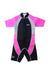 A Pink Wetsuits from Minnex in size 4T for girl. (Front View)