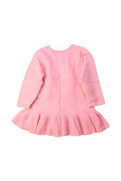 A Pink Sweater Dresses from Momonittu in size 12-18M for girl. (Back View)