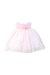 A Pink Sleeveless Dresses from Miniclasix in size 3-6M for girl. (Front View)