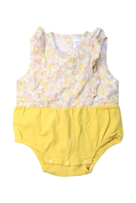 A Multicolour Sleeveless Rompers from Mimi Mono in size 6-12M for girl. (Front View)