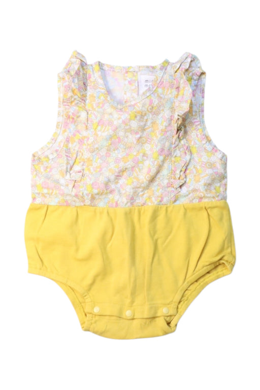 A Multicolour Sleeveless Rompers from Mimi Mono in size 6-12M for girl. (Front View)