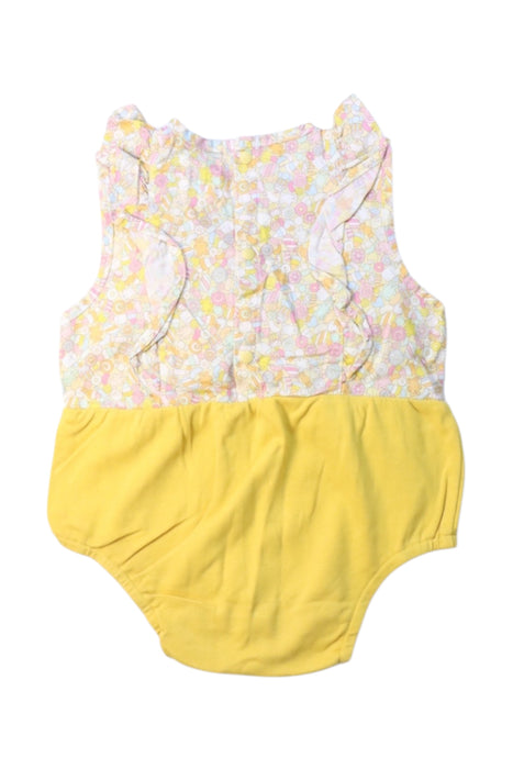 A Multicolour Sleeveless Rompers from Mimi Mono in size 6-12M for girl. (Back View)