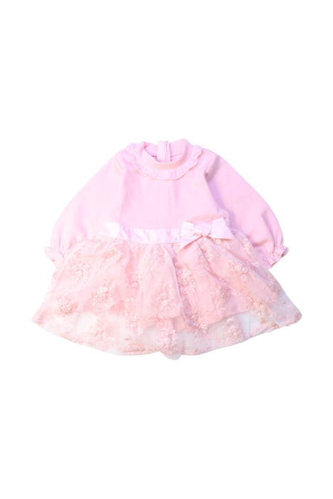 A Pink Dress Sets from Chickeeduck in size 6-12M for girl. (Front View)