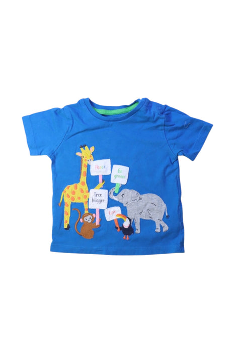 A Blue Short Sleeve T Shirts from Boden in size 12-18M for boy. (Front View)
