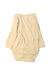 A Yellow Long Sleeve Bodysuits from Petit Bateau in size 3-6M for neutral. (Back View)