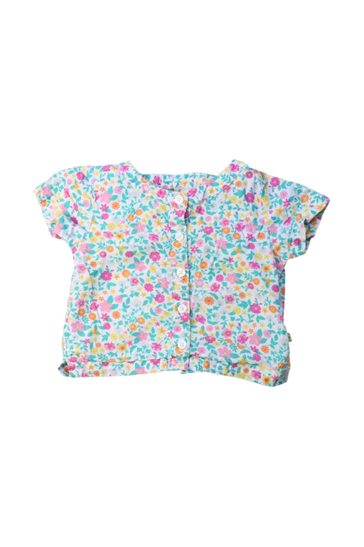 A Multicolour Short Sleeve Shirts from Frugi in size 18-24M for girl. (Front View)