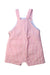 A Pink Overall Shorts from Seed in size 12-18M for girl. (Back View)
