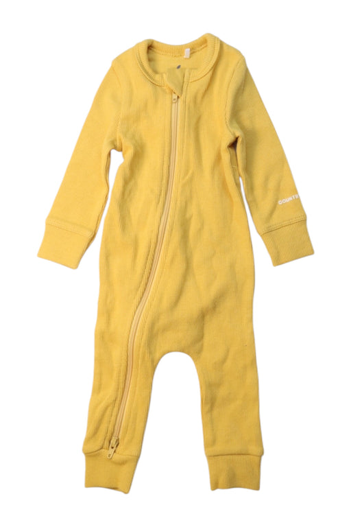 A Yellow Onesies from Country Road in size Newborn for neutral. (Front View)