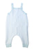 A White Long Overalls from Seed in size 3-6M for boy. (Front View)
